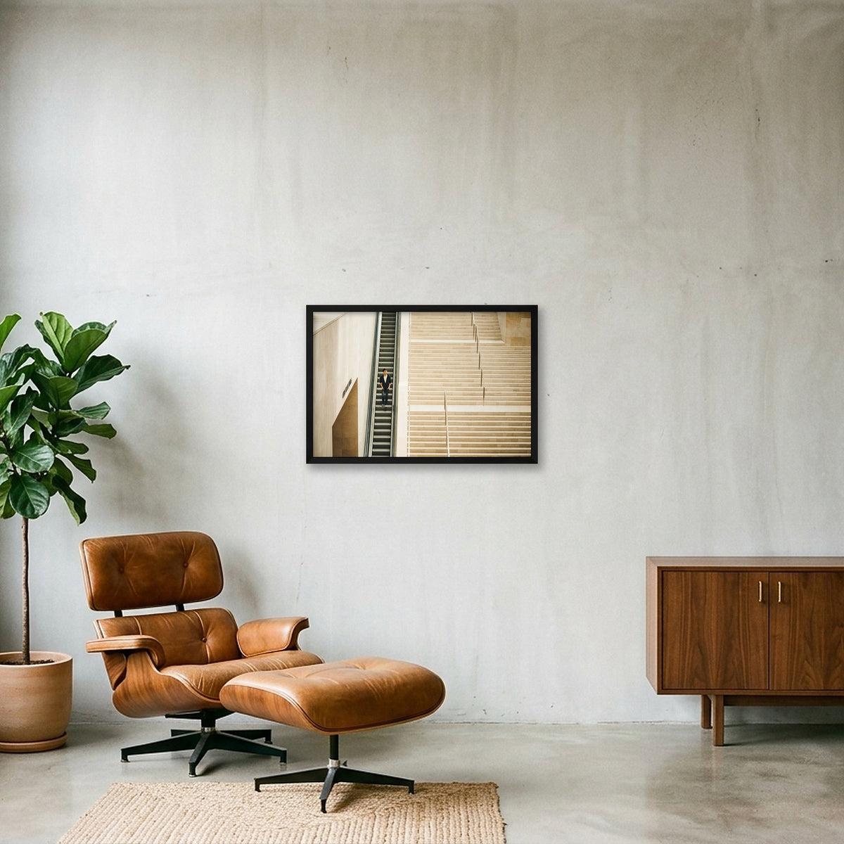 Ascent — 60×40cm, 24×16" Black Frame