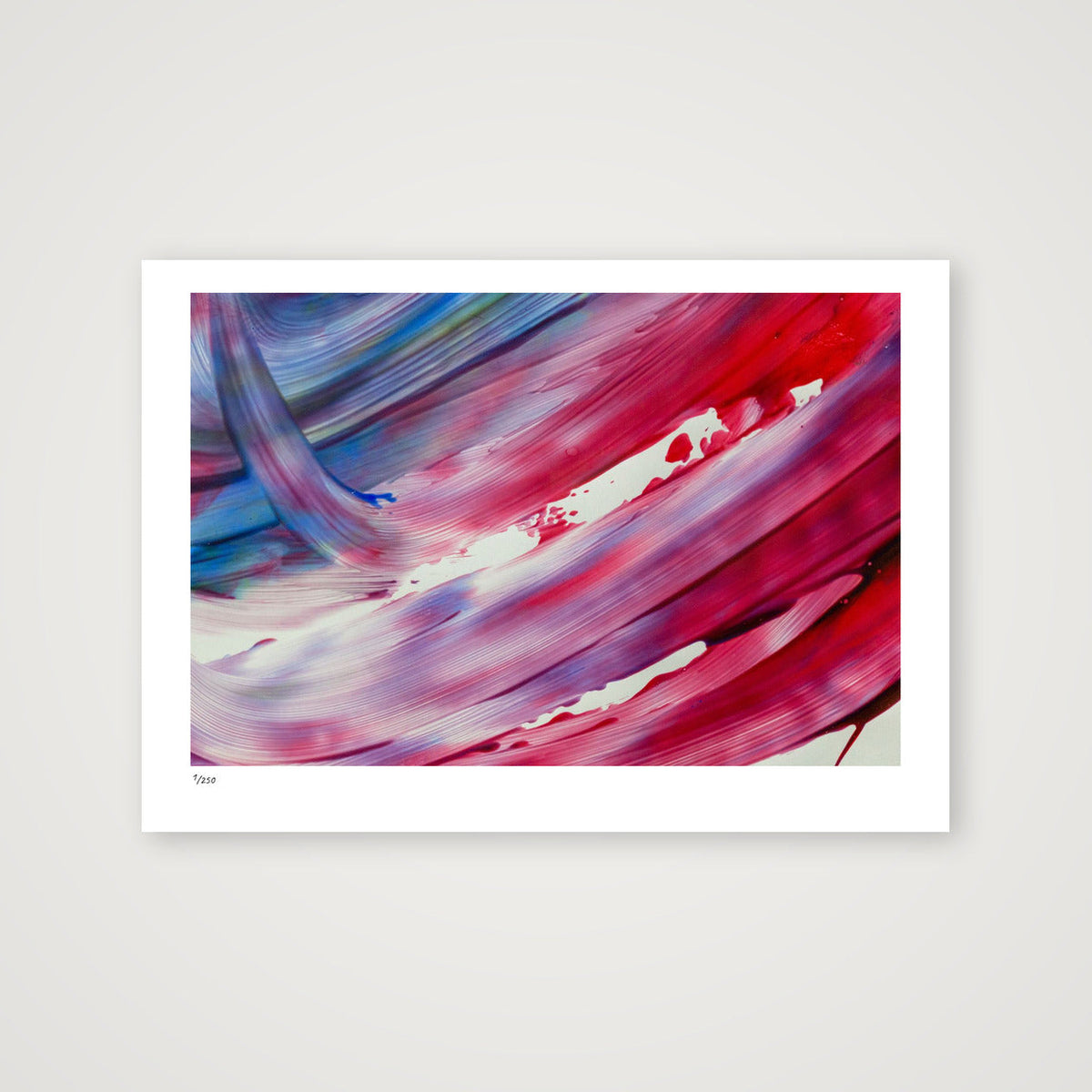 Crimson Current — A4 (30×21cm, 12×8") Print only