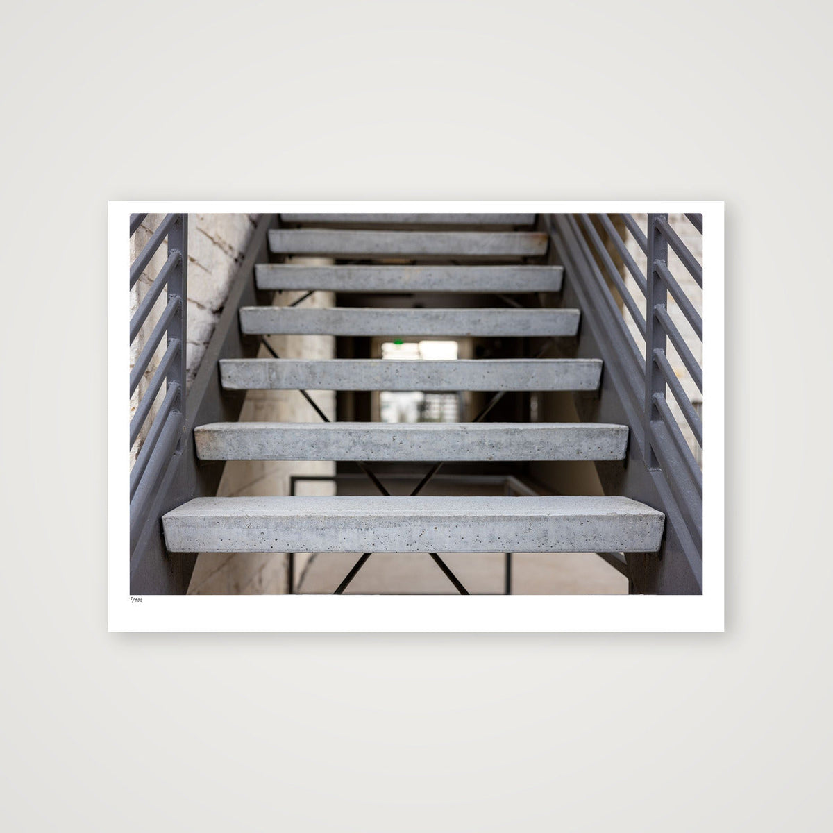 Concrete Steps — 100×70cm, 39×28" Print only