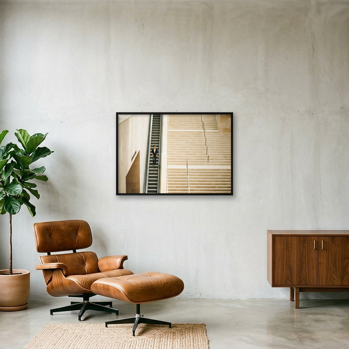 Ascent — 100×70cm, 39×28" Black Frame