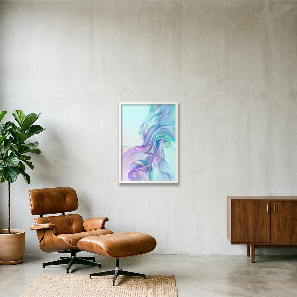 Iridescence — 42×59cm, 17×23" White Frame