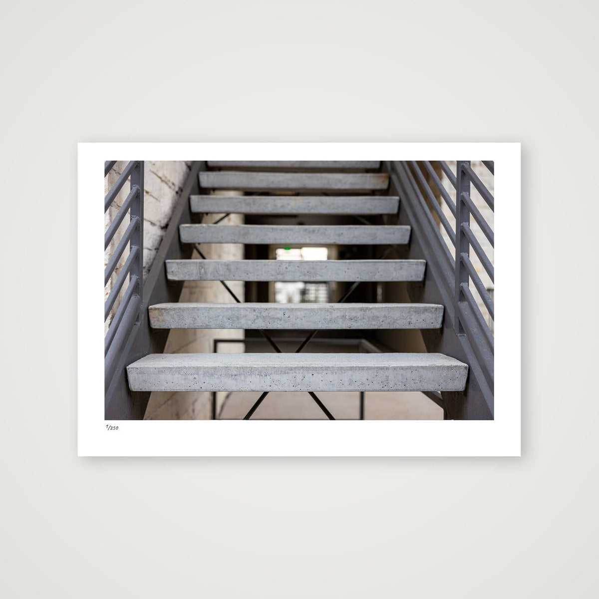 Concrete Steps — A4 (30×21cm, 12×8") Print only