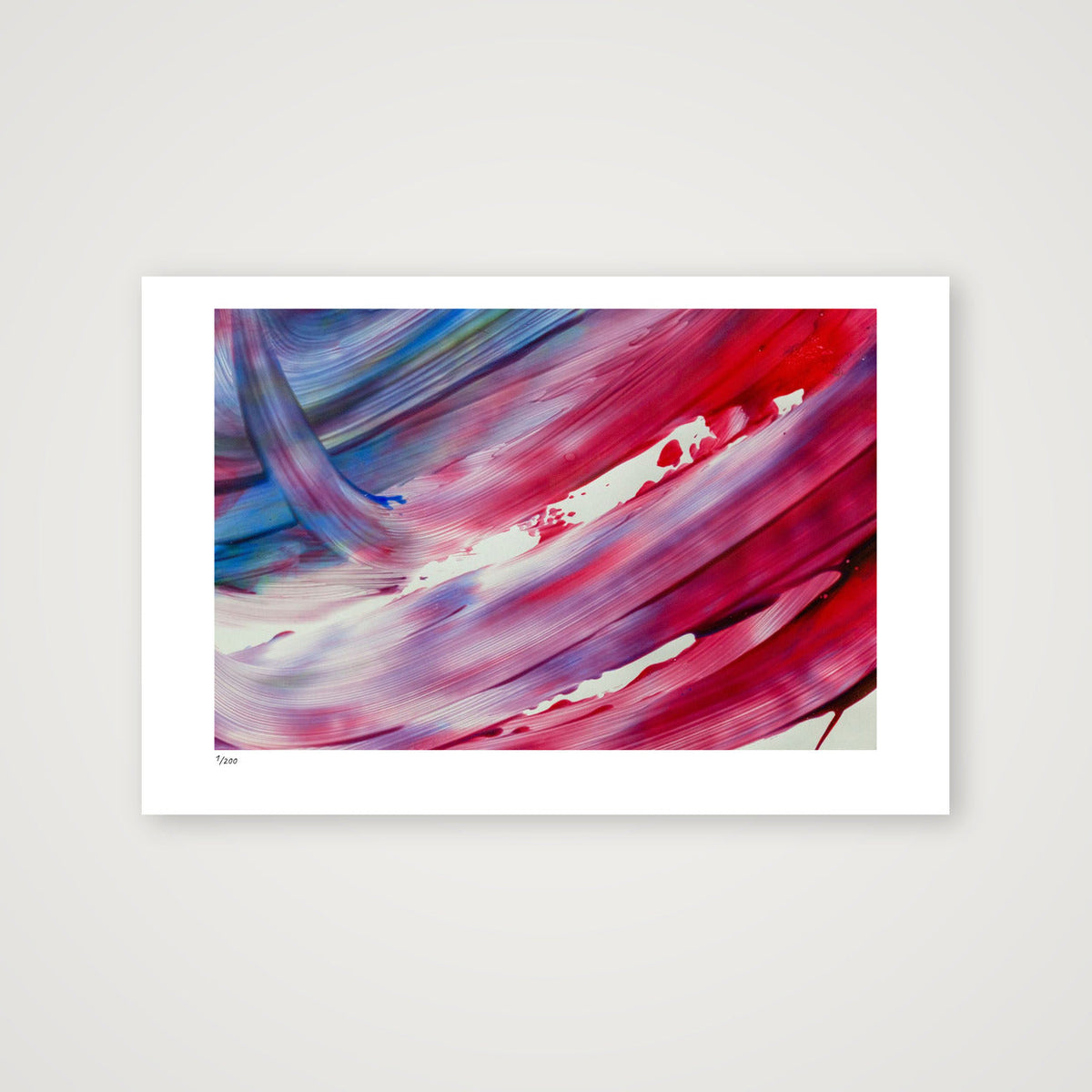 Crimson Current — 45×30cm, 18×12" Print only
