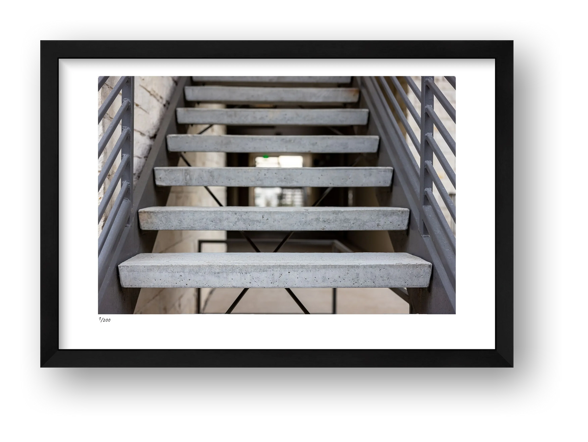 Concrete Steps — framed