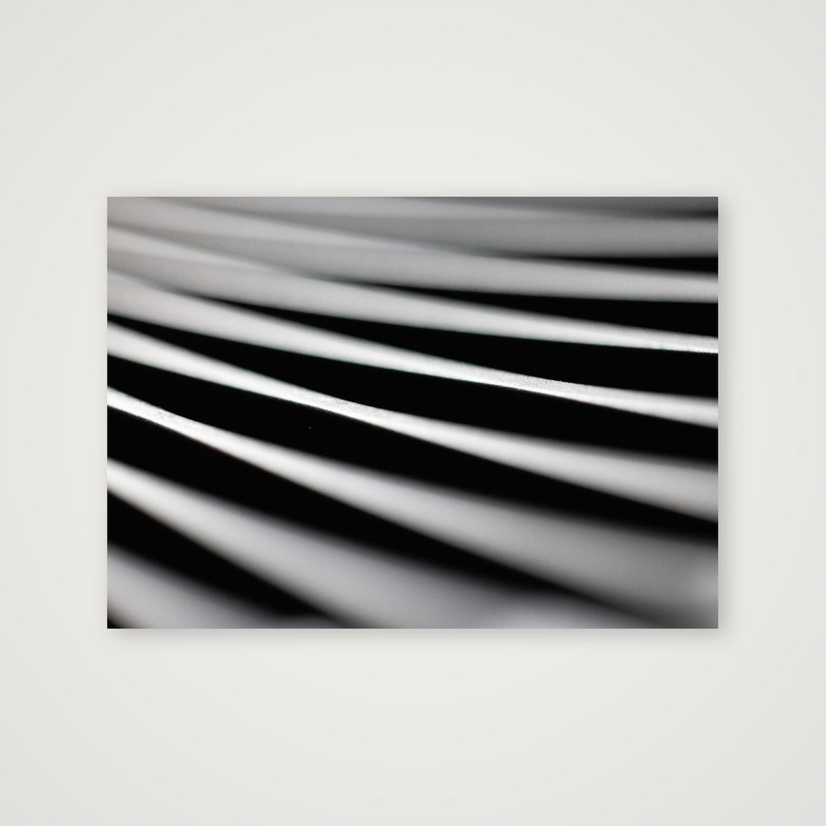 Monochrome Curves — A4 (30×21cm, 12×8") Print only
