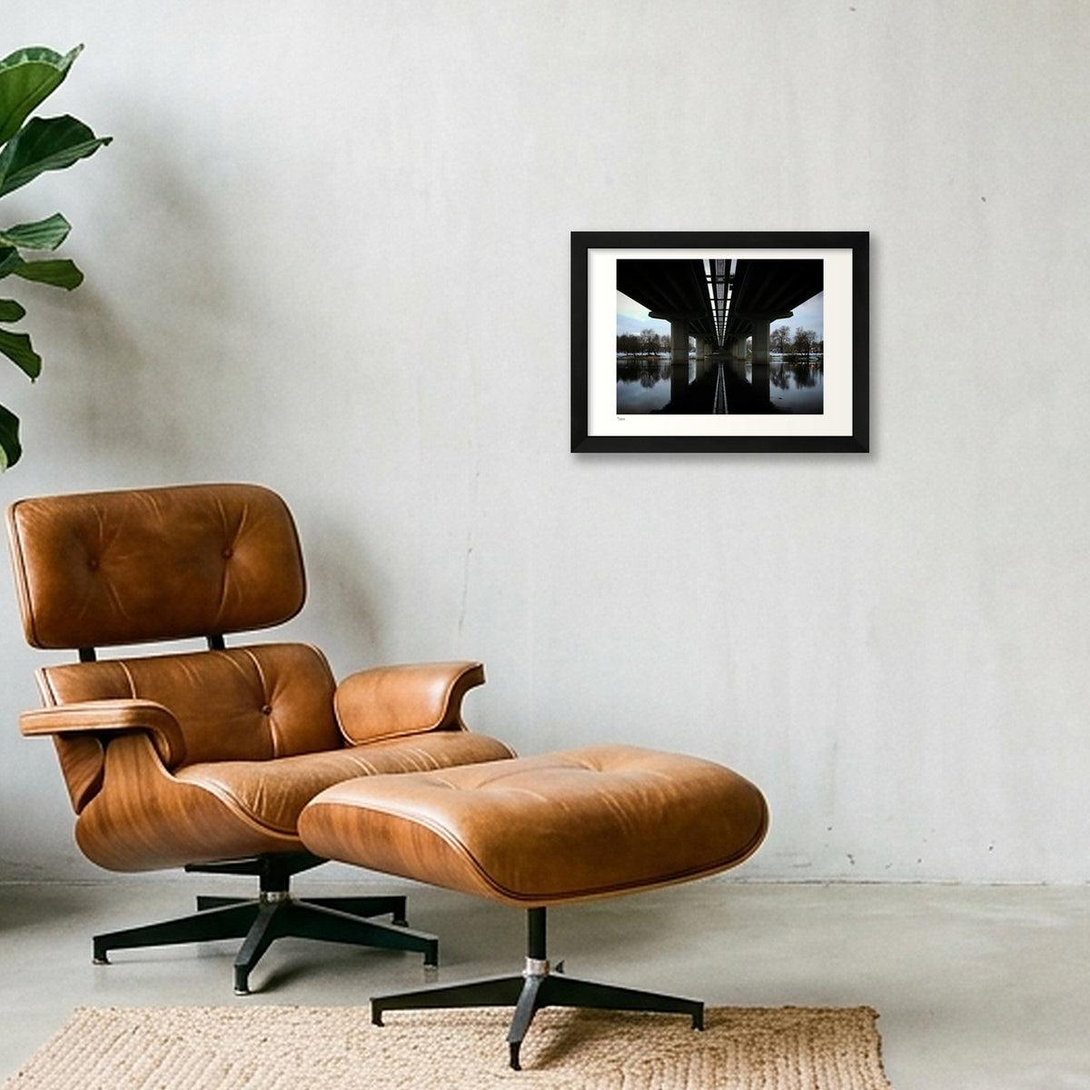 Axis — A4 (30×21cm, 12×8") Black Frame