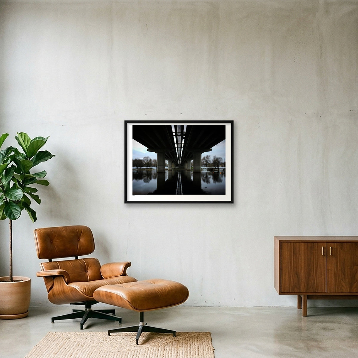 Axis — 80×60cm, 31×24" Black Frame